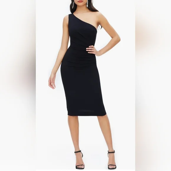 Dress the Population One Shoulder Dress - Picture 1 of 7